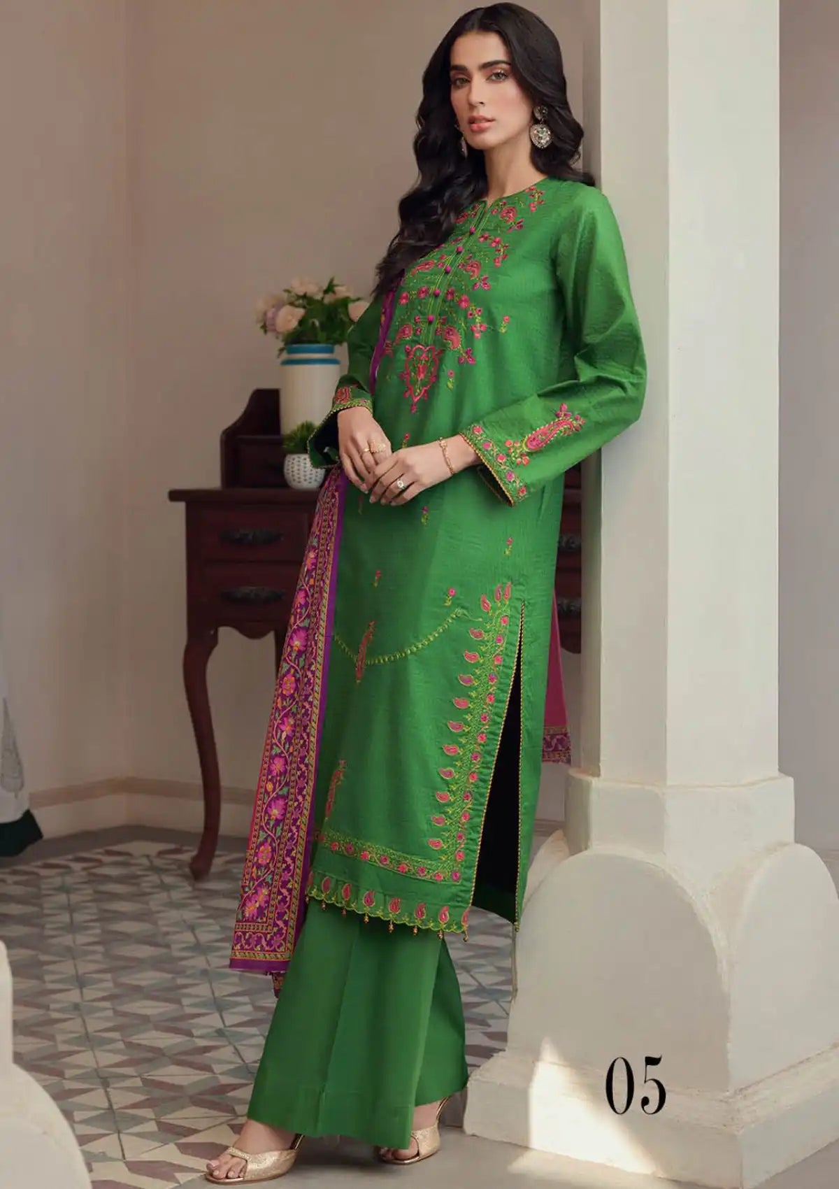 Rajbari Essentials Spring Summer'24 D-05 - Mohsin Saeed Fabrics