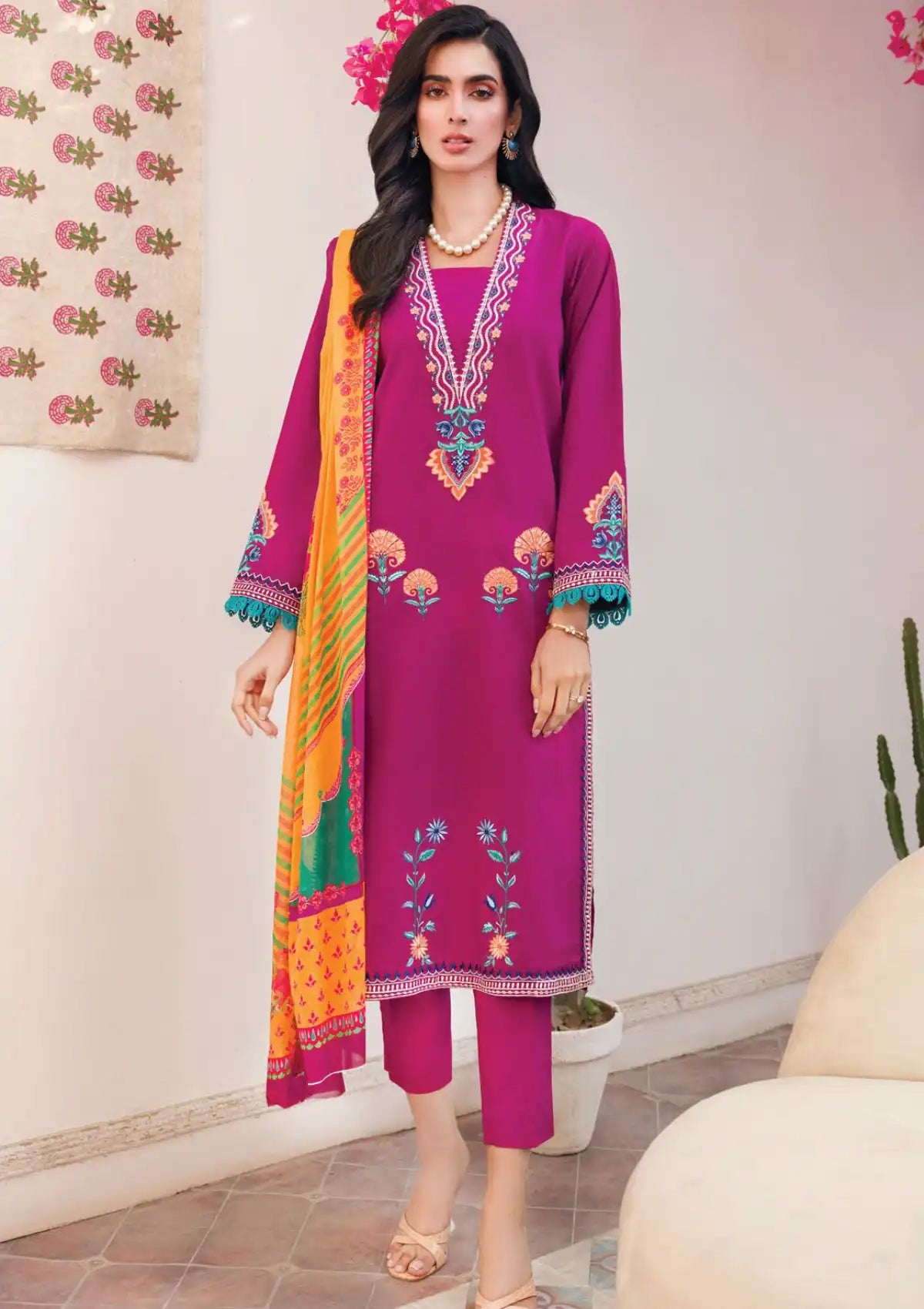 Rajbari Essentials Spring Summer'24 D-12 - Mohsin Saeed Fabrics