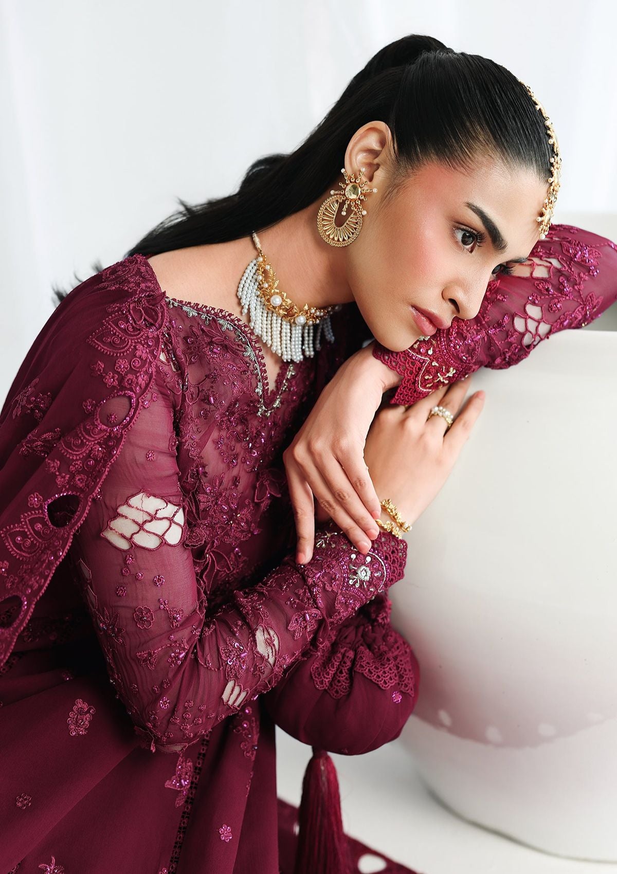 Qalamkar Chiffon'26 QCC-03 WAFA