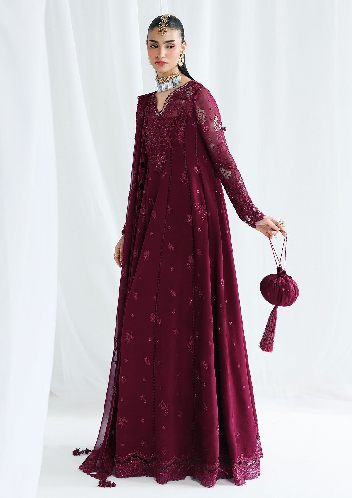 Qalamkar Chiffon'26 QCC-03 WAFA