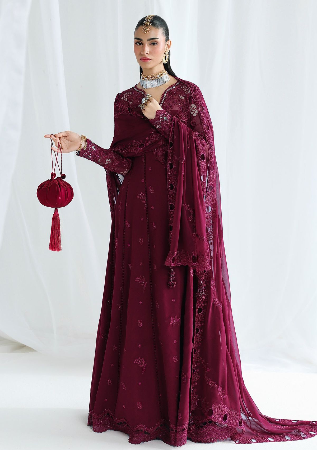 Qalamkar Chiffon'26 QCC-03 WAFA