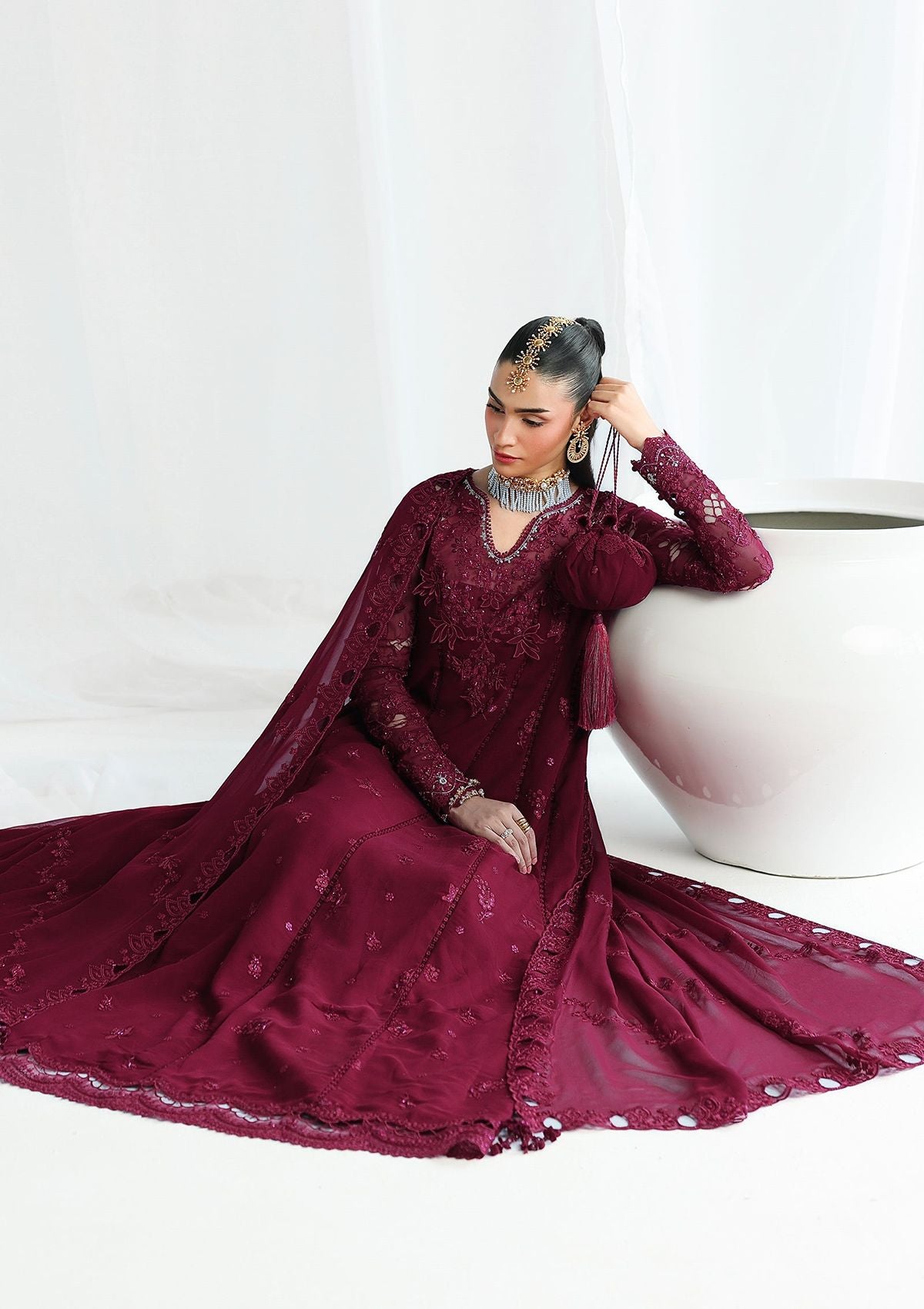 Qalamkar Chiffon'26 QCC-03 WAFA