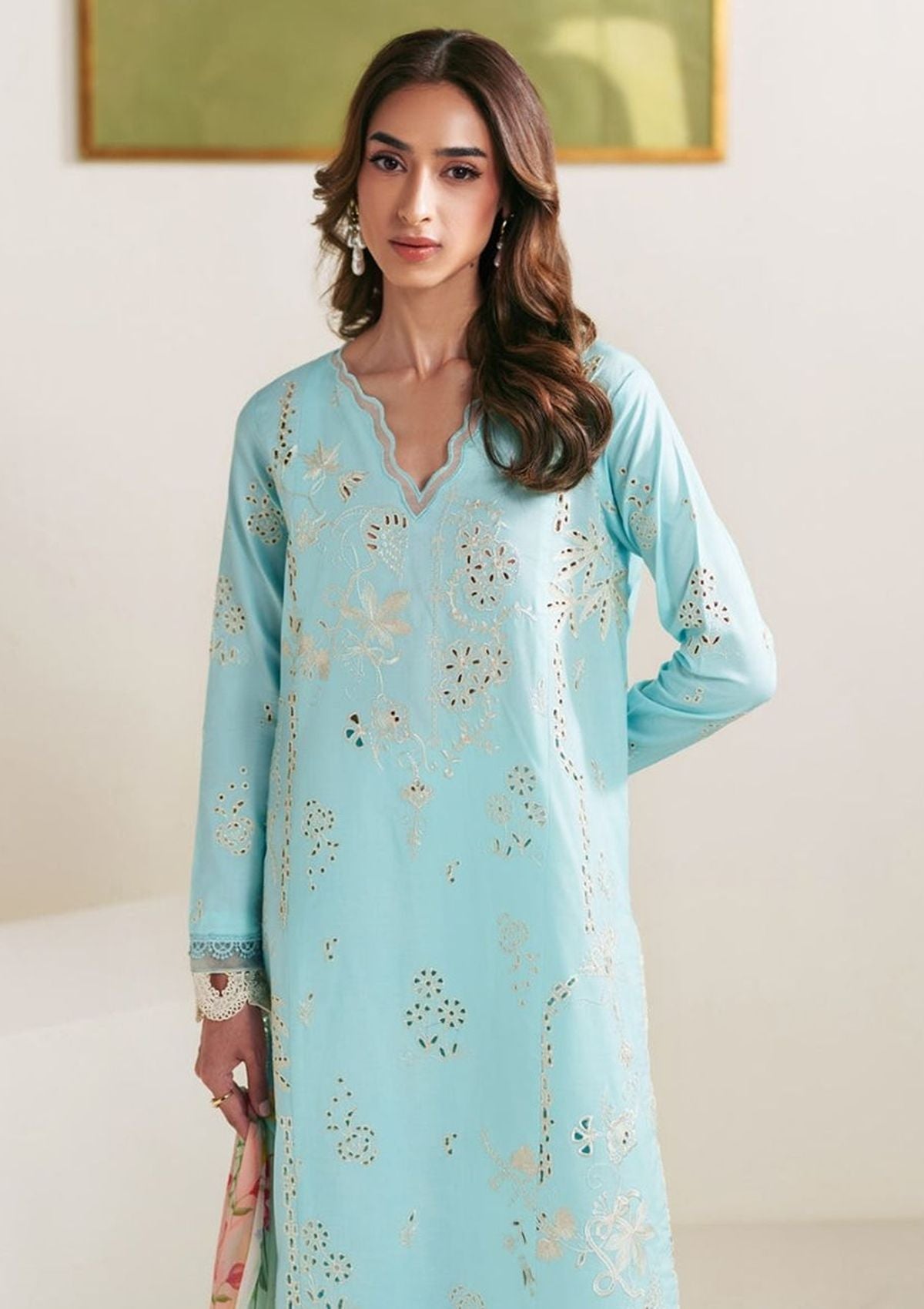 Neeshay Whispers of Summer Luxury Lawn'26 -SYLVIA