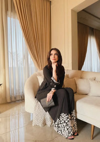 mohsin-saeed-fabrics-designer-daily-wear-formal-and-wedding-suits-within-budget-This-product-is-from-manahils-black-embroidery-shalwar-set-is-available-on-Mohsin-saeed-fabrics-website.
