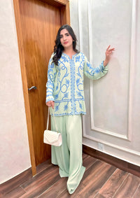 mohsin-saeed-fabrics-designer-daily-wear-formal-and-wedding-suits-within-budget-This-product-is-from-manahils-apple-green-embroidered-with-elephant-pants-is-available-on-Mohsin-saeed-fabrics-website.