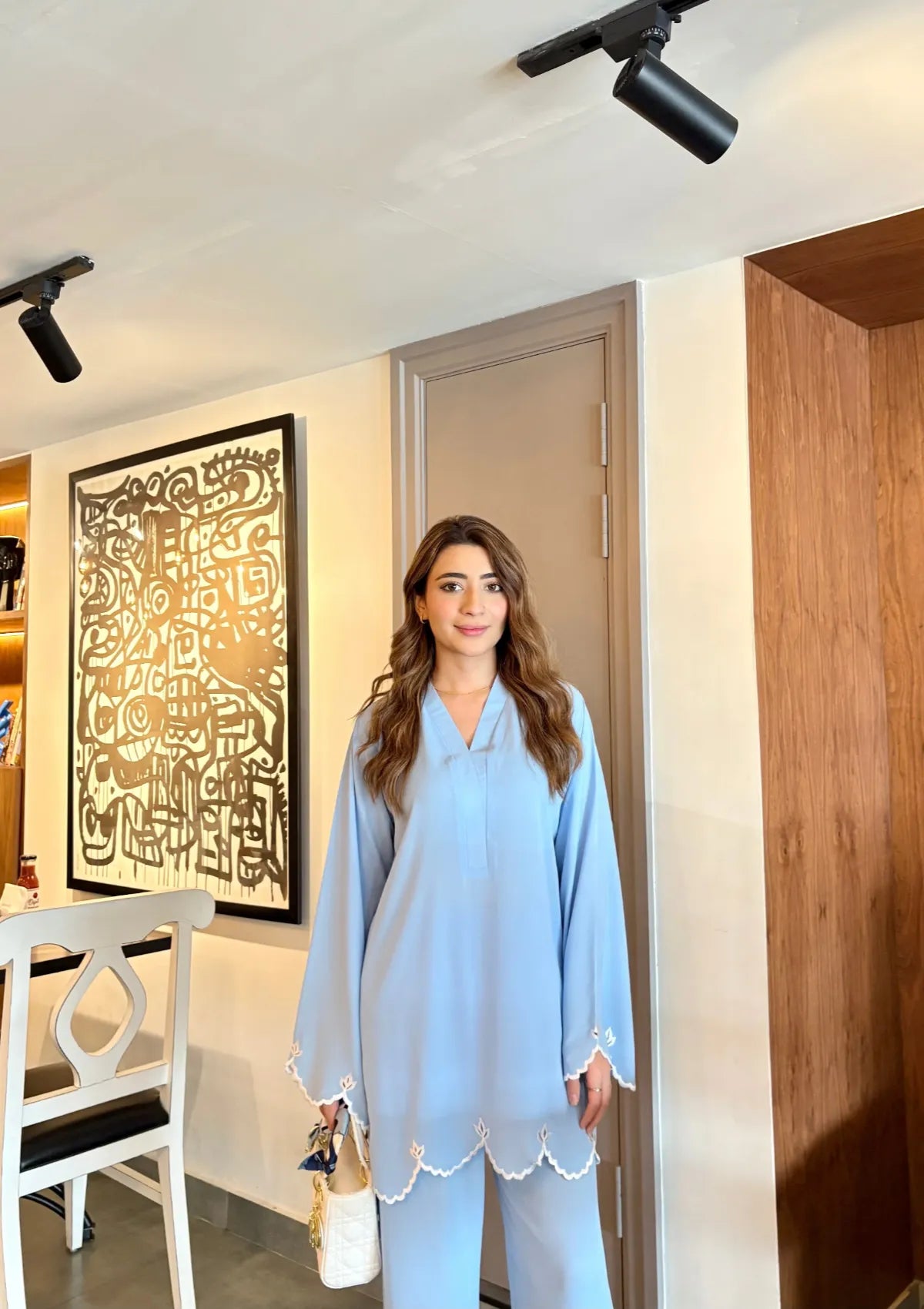 mohsin-saeed-fabrics-designer-daily-wear-formal-and-wedding-suits-within-budget-This-product-is-from-manahils-ice-blue-hem-co-ord-set-is-available-on-Mohsin-saeed-fabrics-website.