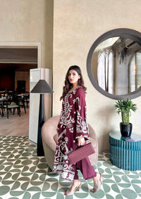 mohsin-saeed-fabrics-designer-daily-wear-formal-and-wedding-suits-within-budget-This-product-is-from-manahils-burgundy-ari-embroidered-tunic-is-available-on-Mohsin-saeed-fabrics-website.