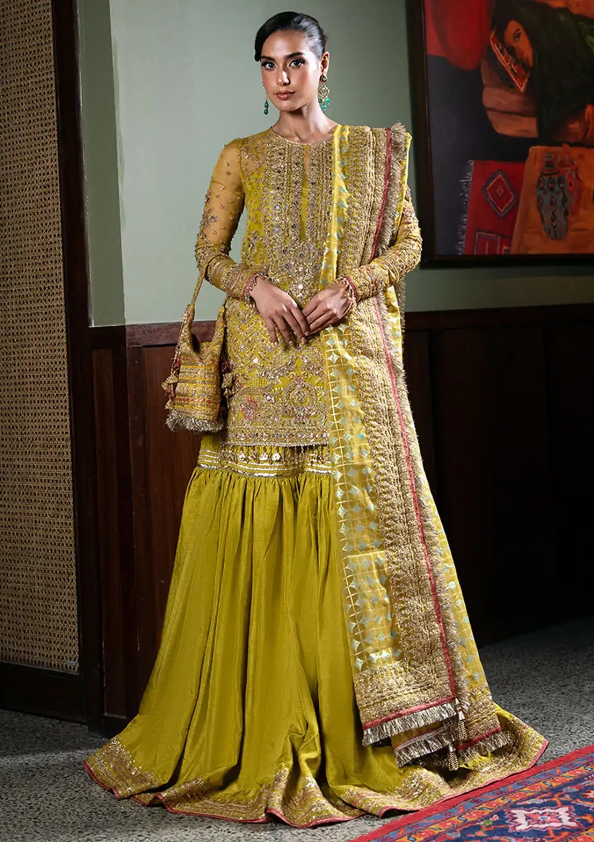 Saira Rizwan Embroidered Organza Suits Unstitched 4 Piece SRF-D-08 Sera - Festive Collection