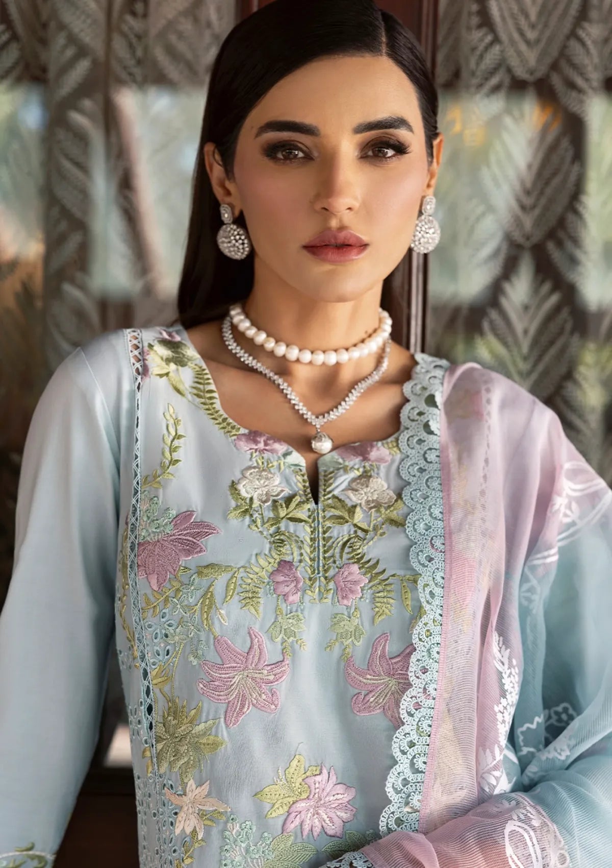 mohsin-saeed-fabrics-is-selling-online-and-in stores-Luxury-daily-wear-wedding-wear-formal-wear-in-budgeted-price-This-product-is-from-saira-shakira-bloom-lawn25-sky-is-available-on-Mohsin-saeed-fabrics-website.