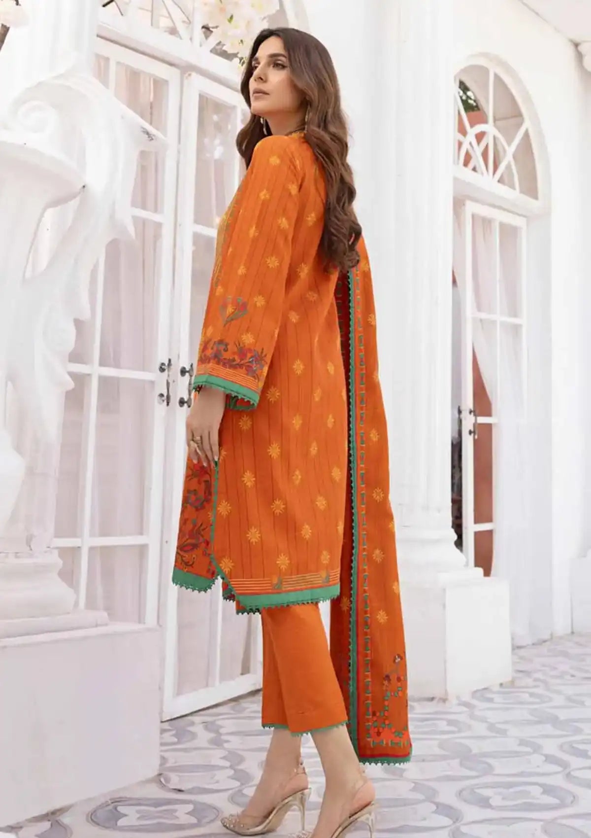 Gul Ahmed Printed Khaddar'23 K-32020 - Mohsin Saeed Fabrics