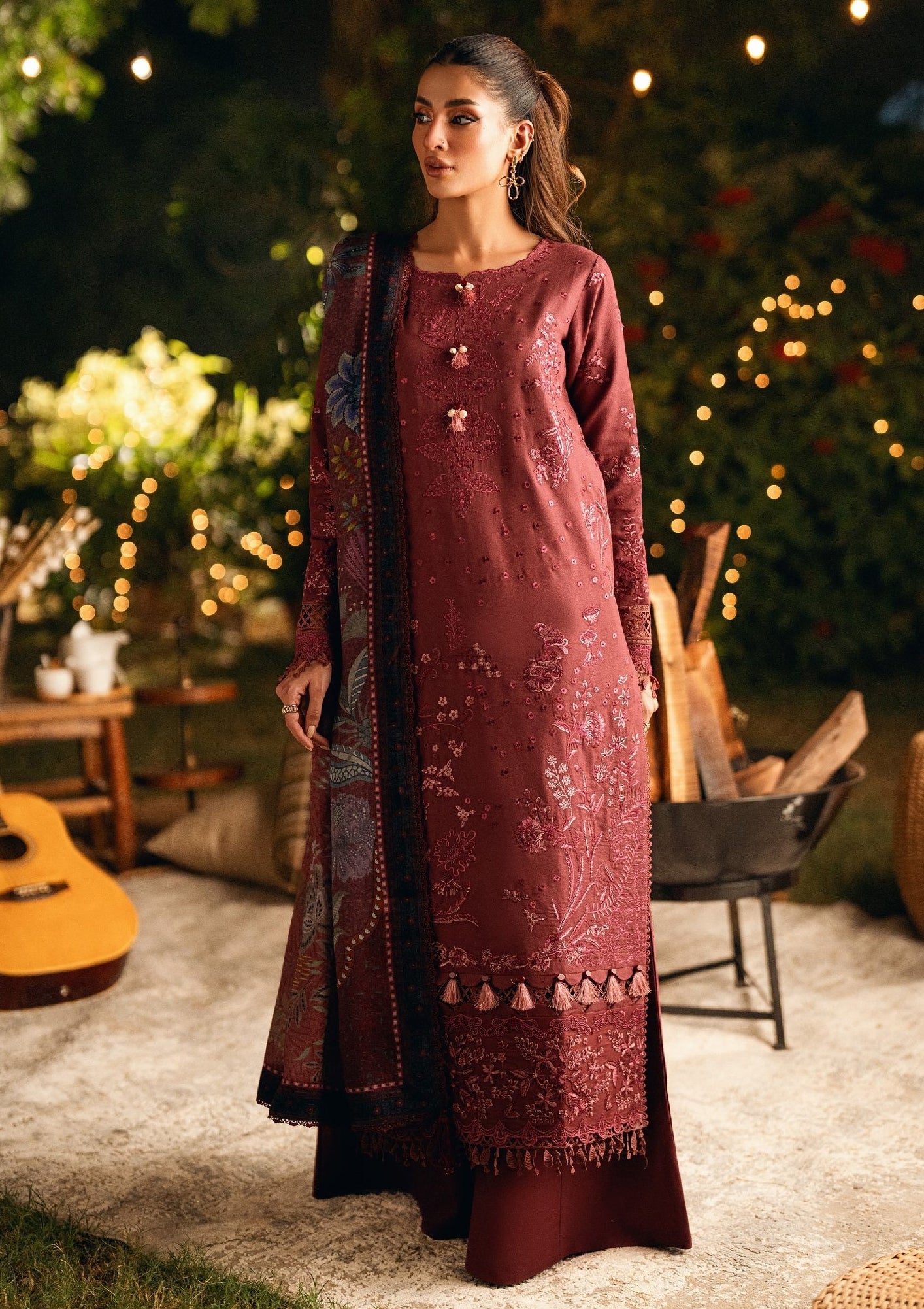 Florent Serenity Woolen Shawls'25 FL-6B