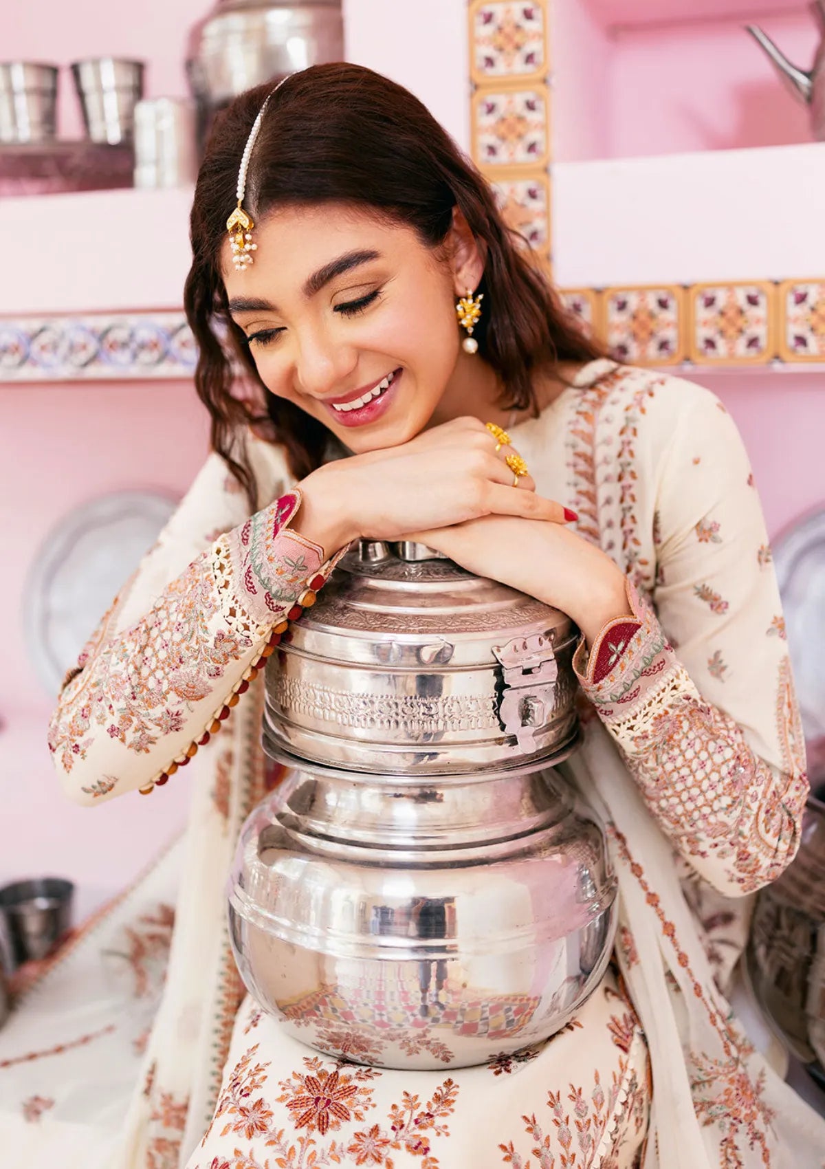 Shagna Dilras Luxury Lawn'26 SL-06 SAFAID