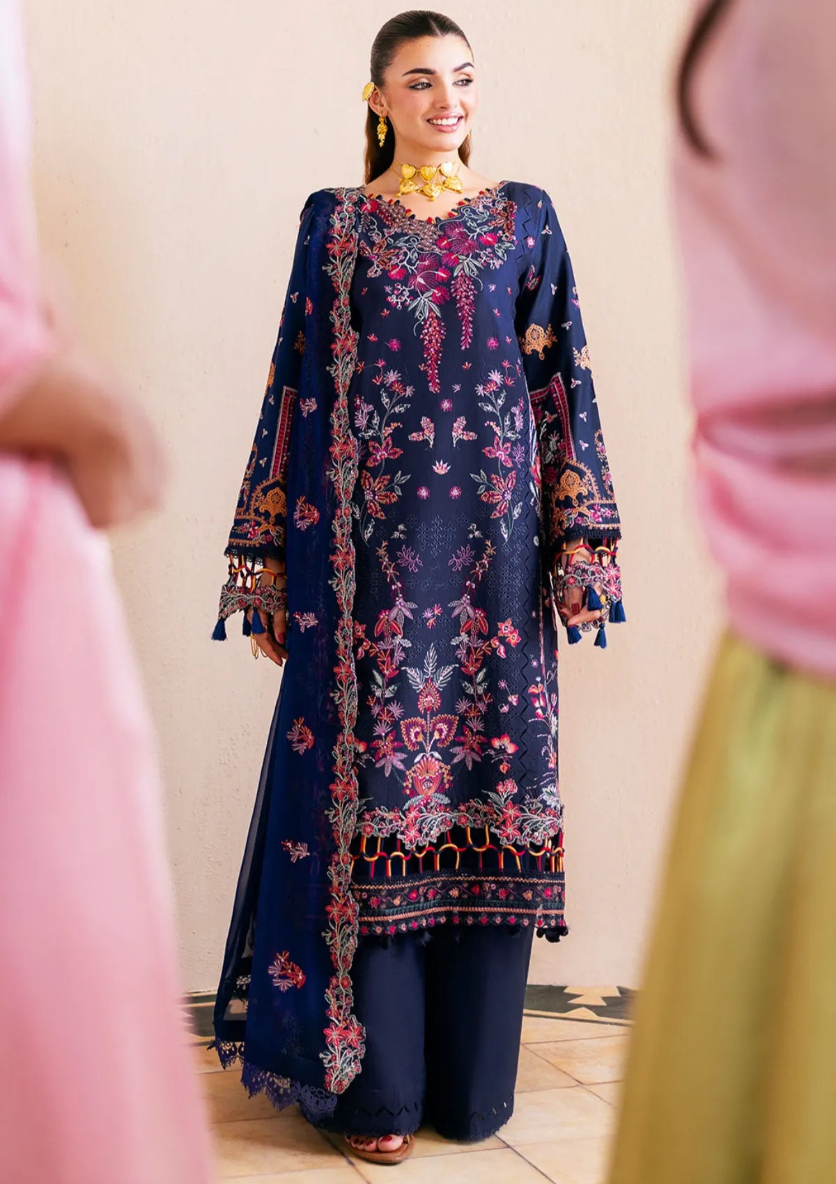 Shagna Dilras Luxury Lawn'26 SL-05 SHAAM