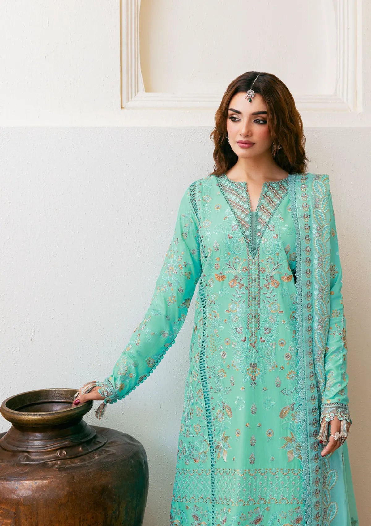 Shagna Dilras Luxury Lawn'26 SL-08 APSARA
