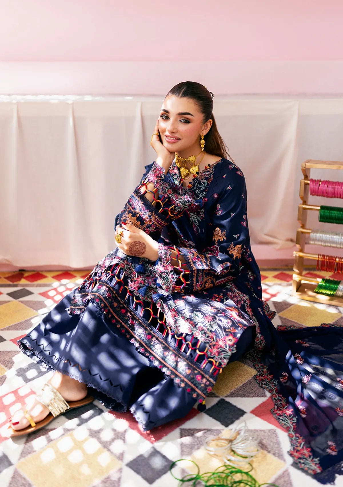 Shagna Dilras Luxury Lawn'26 SL-05 SHAAM