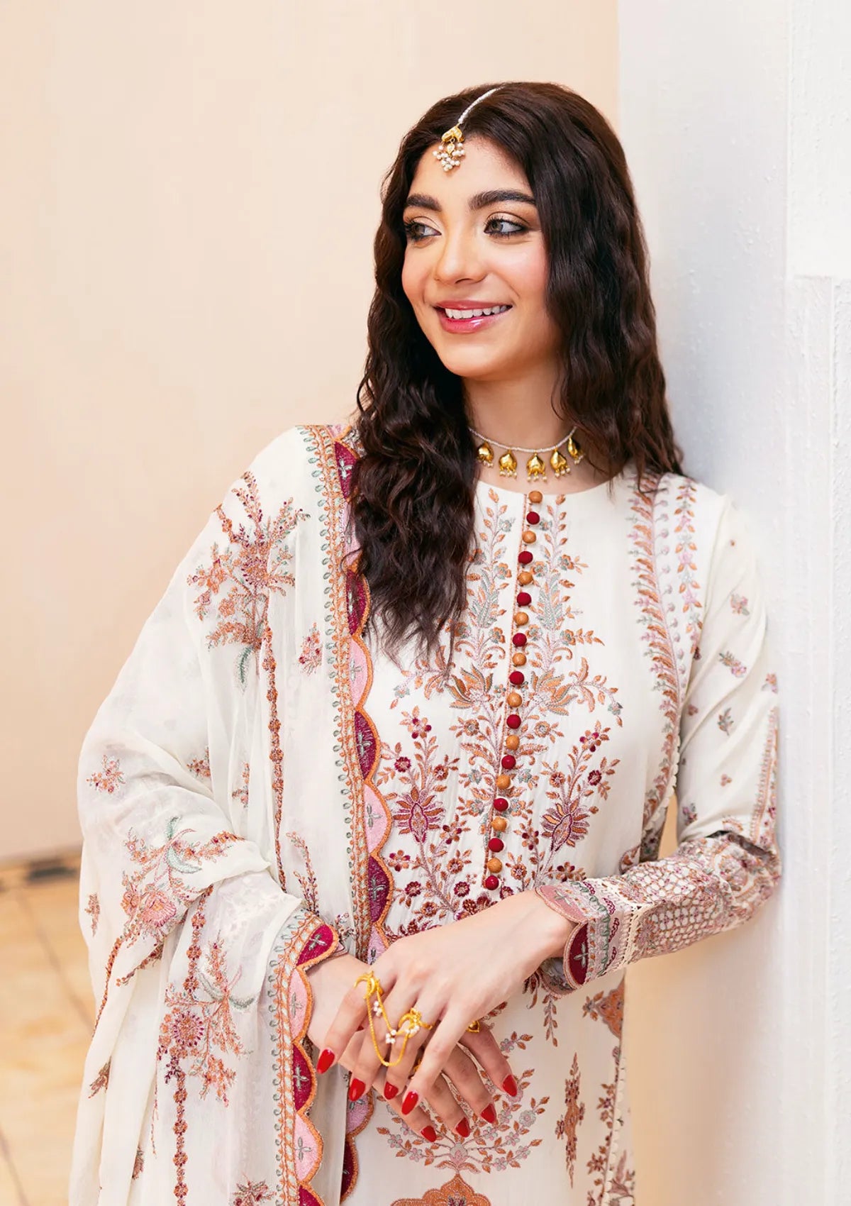 Shagna Dilras Luxury Lawn'26 SL-06 SAFAID