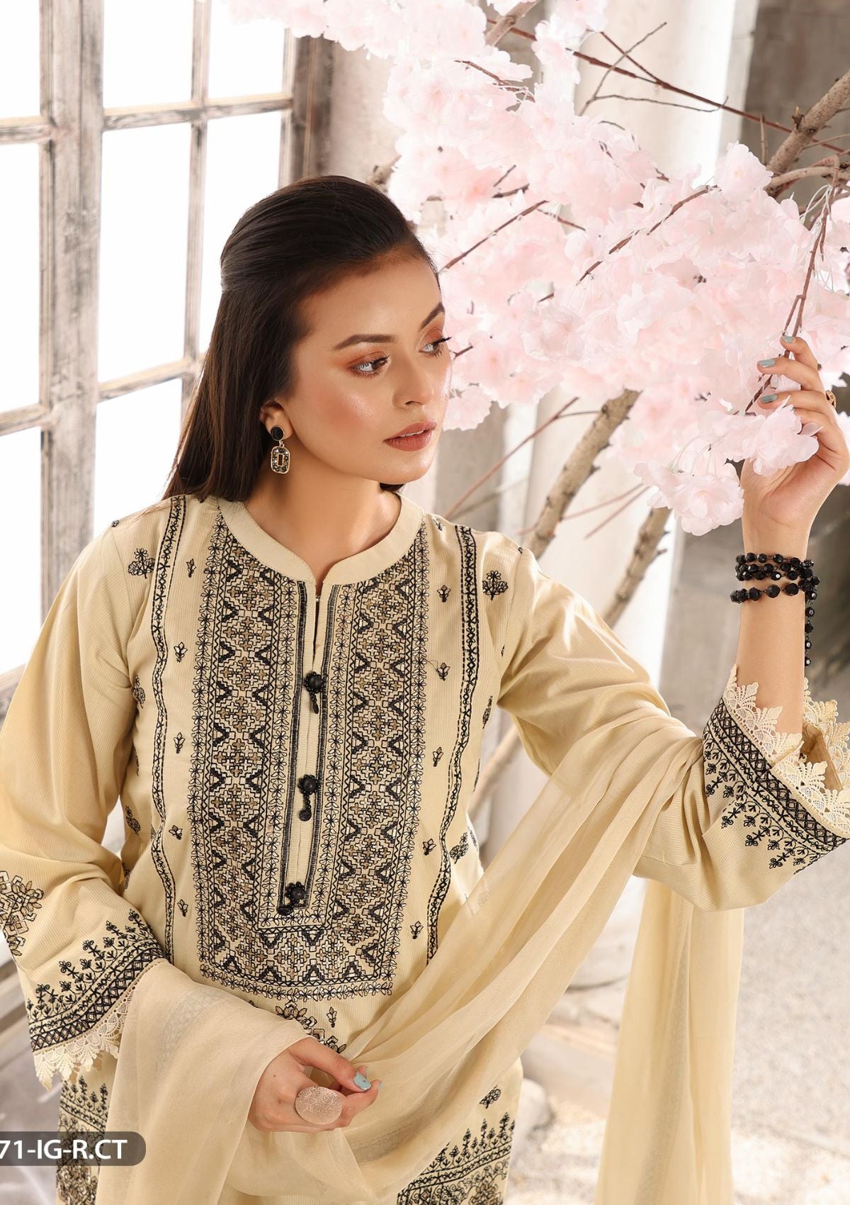 ShaPosh Casual Pret ( 15871-IG-R.CT) - Mohsin Saeed Fabrics