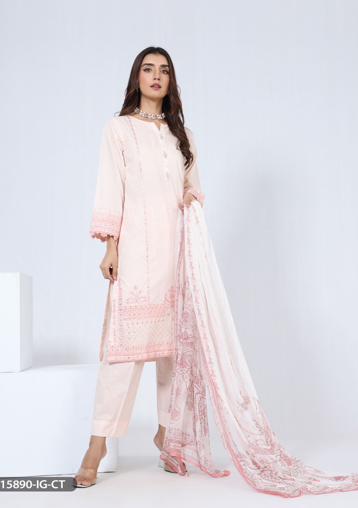 ShaPosh Casual Pret (15890-IG-R.CT) - Mohsin Saeed Fabrics