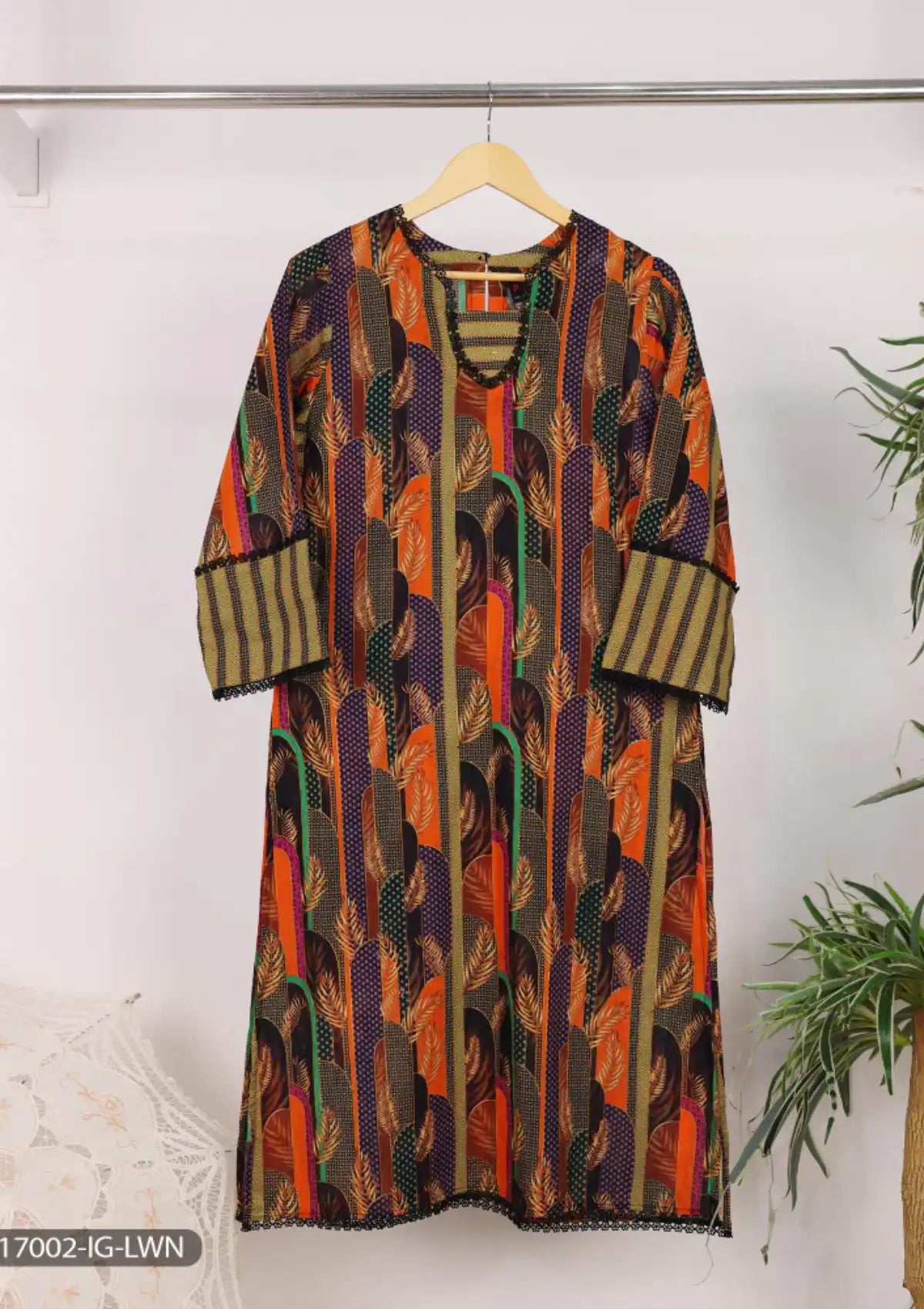 ShaPosh Casual Pret (K17002-IG-LWN) - Mohsin Saeed Fabrics