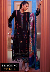 Suay by Farah Talib Emb Lawn'24 D-01 Ilaria Black - Mohsin Saeed Fabrics