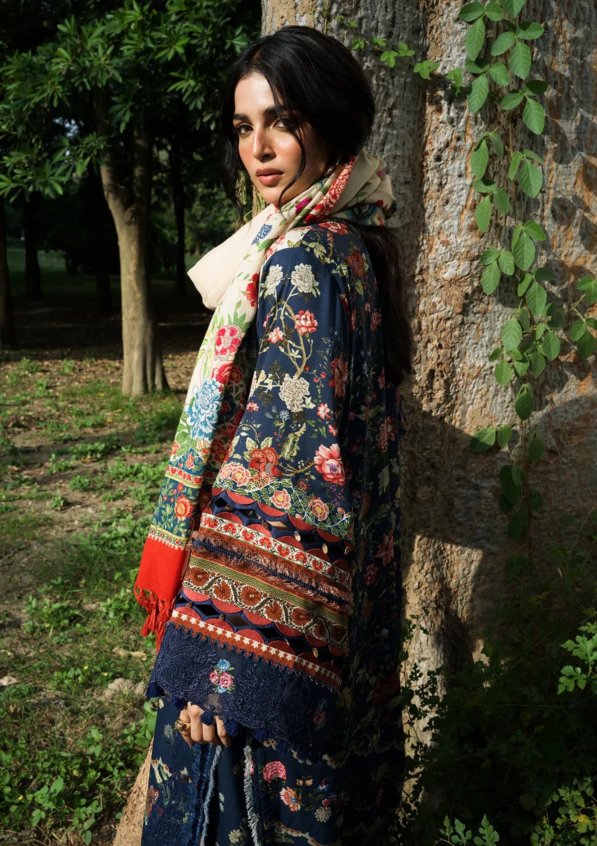 Elaf Wilderness Pashmina Shawl Edit'26 EWR-6B ASTRA