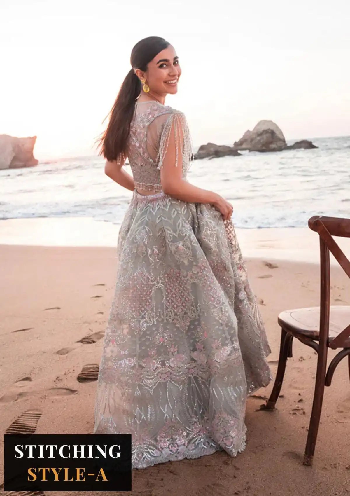 Versailles By Muneefa Naz Luxury Wedding'23 Camille - Mohsin Saeed Fabrics