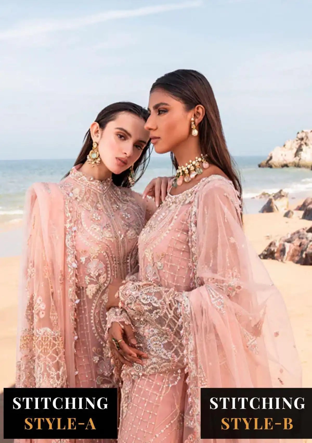 Versailles By Muneefa Naz Luxury Wedding'23 Charlotte - Mohsin Saeed Fabrics
