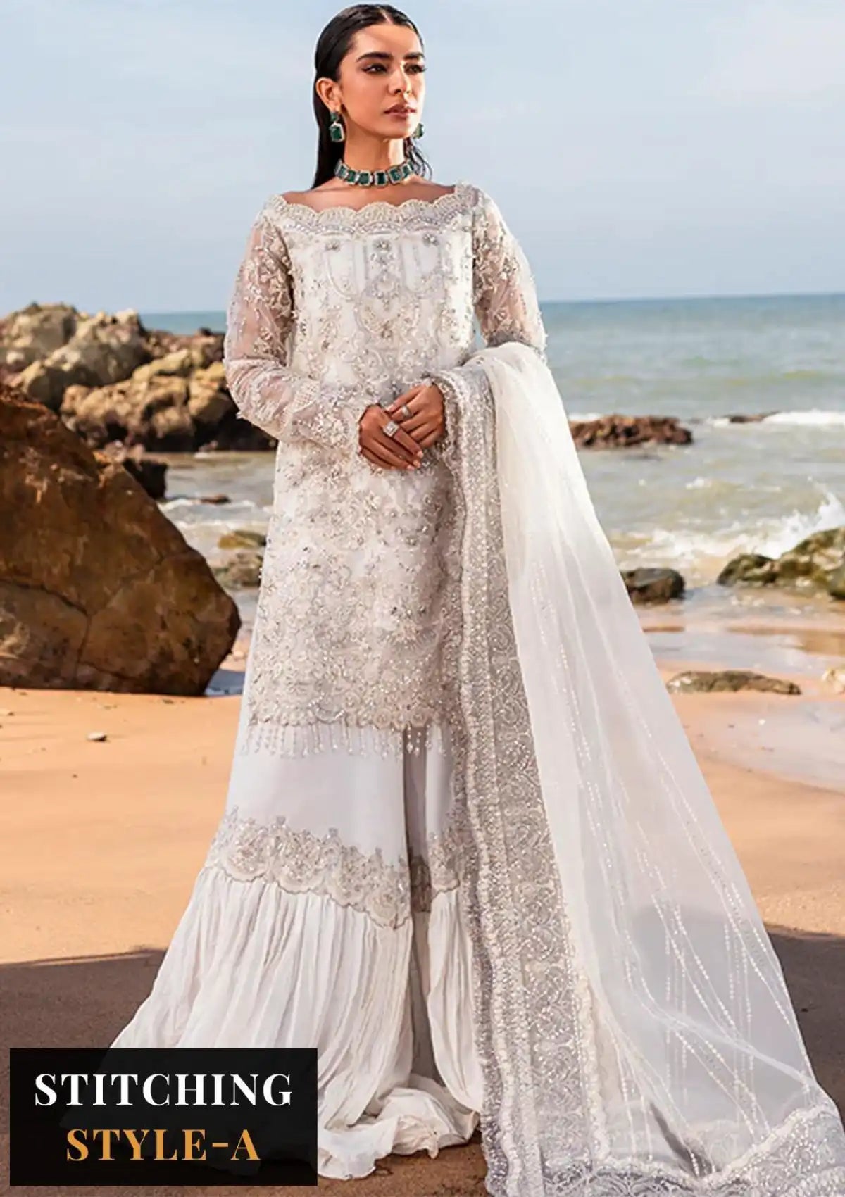 Versailles By Muneefa Naz Luxury Wedding'23 Oceane - Mohsin Saeed Fabrics
