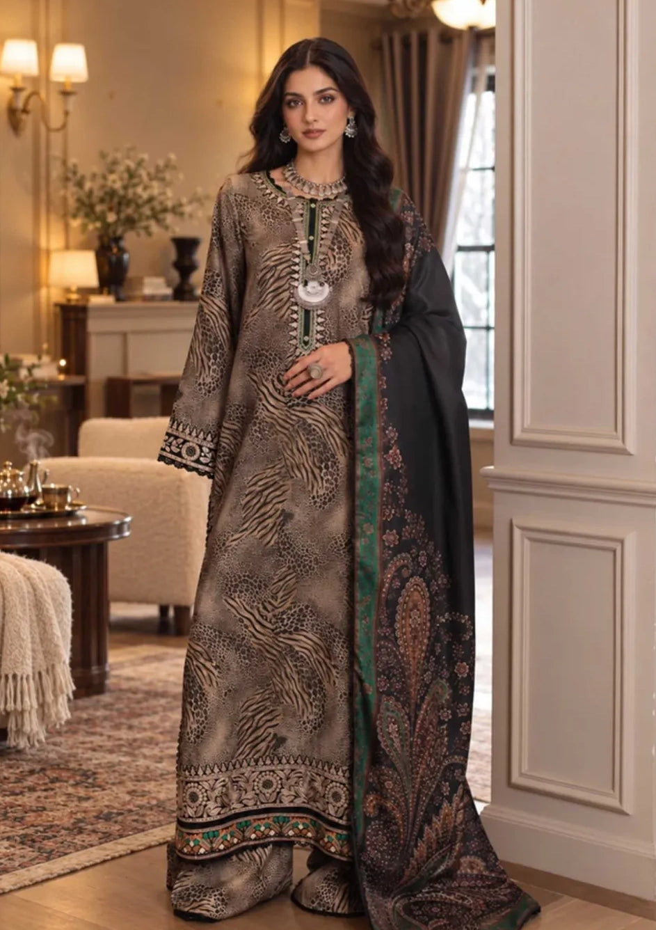 Noor By Saadia Asad Printsthas Winter'26 D-01A