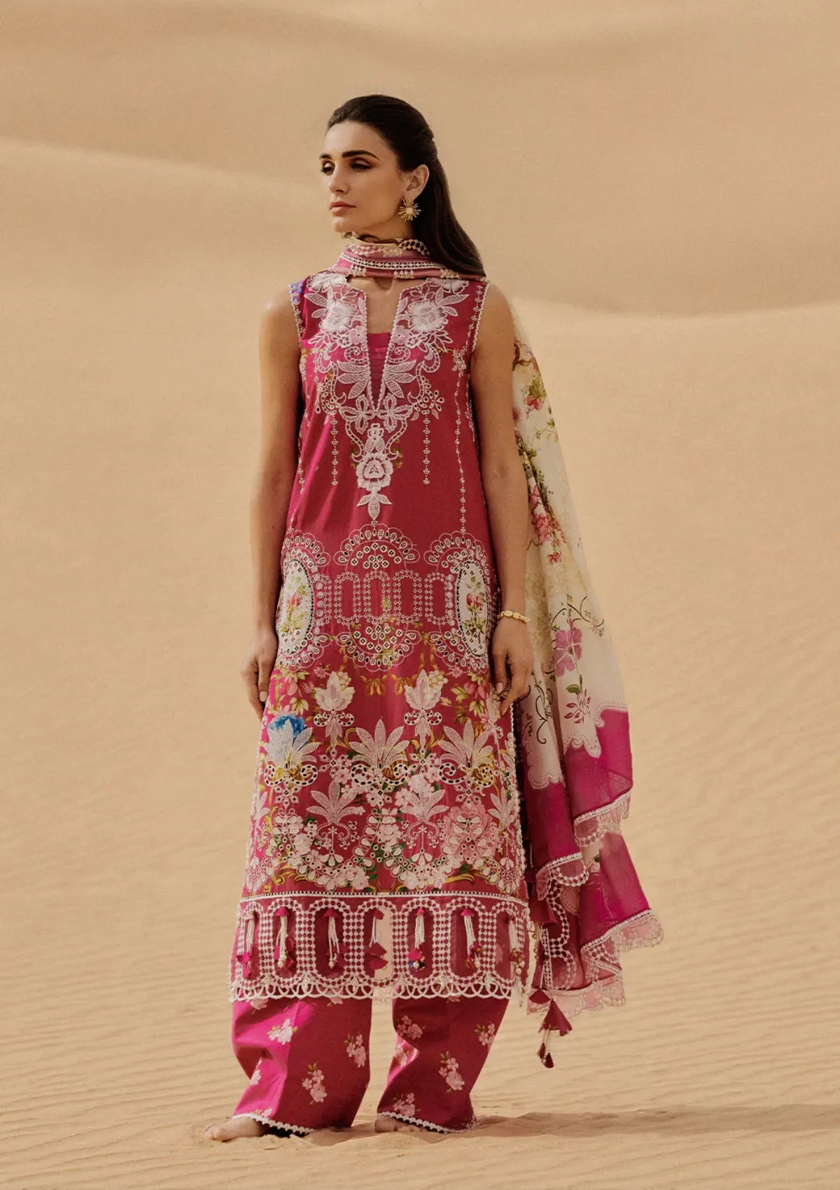 Saira Rizwan Luxury Lawn'26 SRL-02 ZUMAR