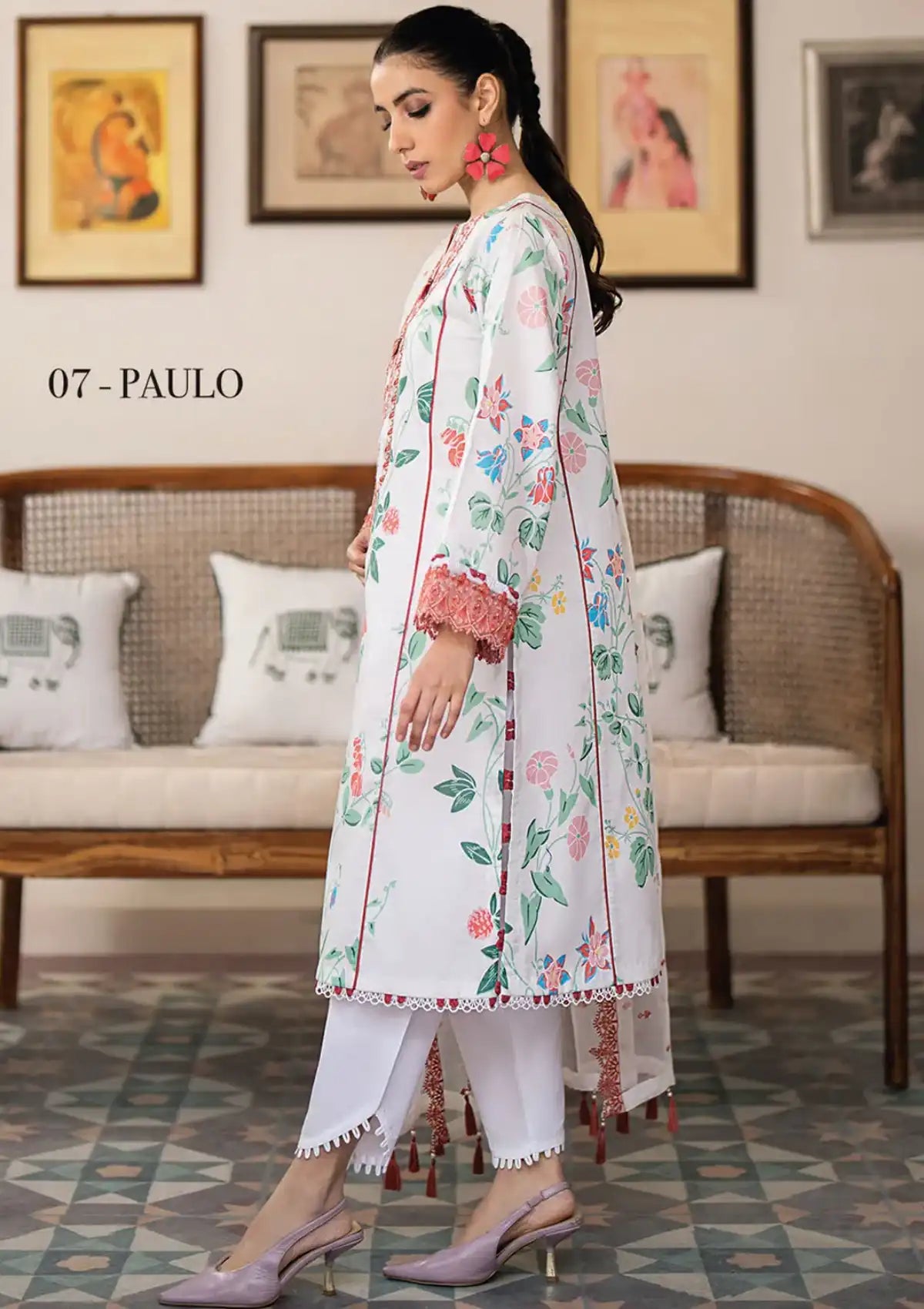 Xenia Summer Soiree Lawn'24 ZE-07 PAULO - Mohsin Saeed Fabrics
