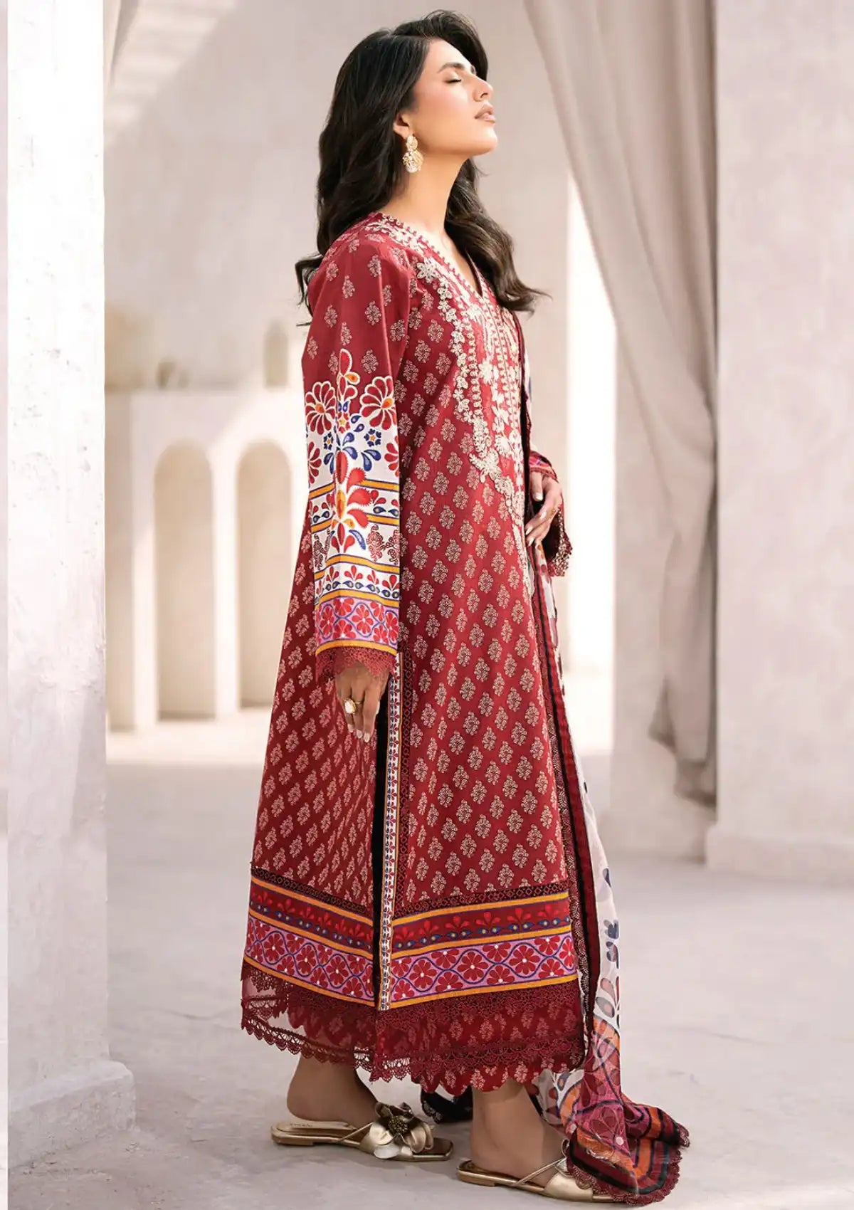 Xenia Summer Soiree Lawn'24 ZE-12 TROPEZ - Mohsin Saeed Fabrics