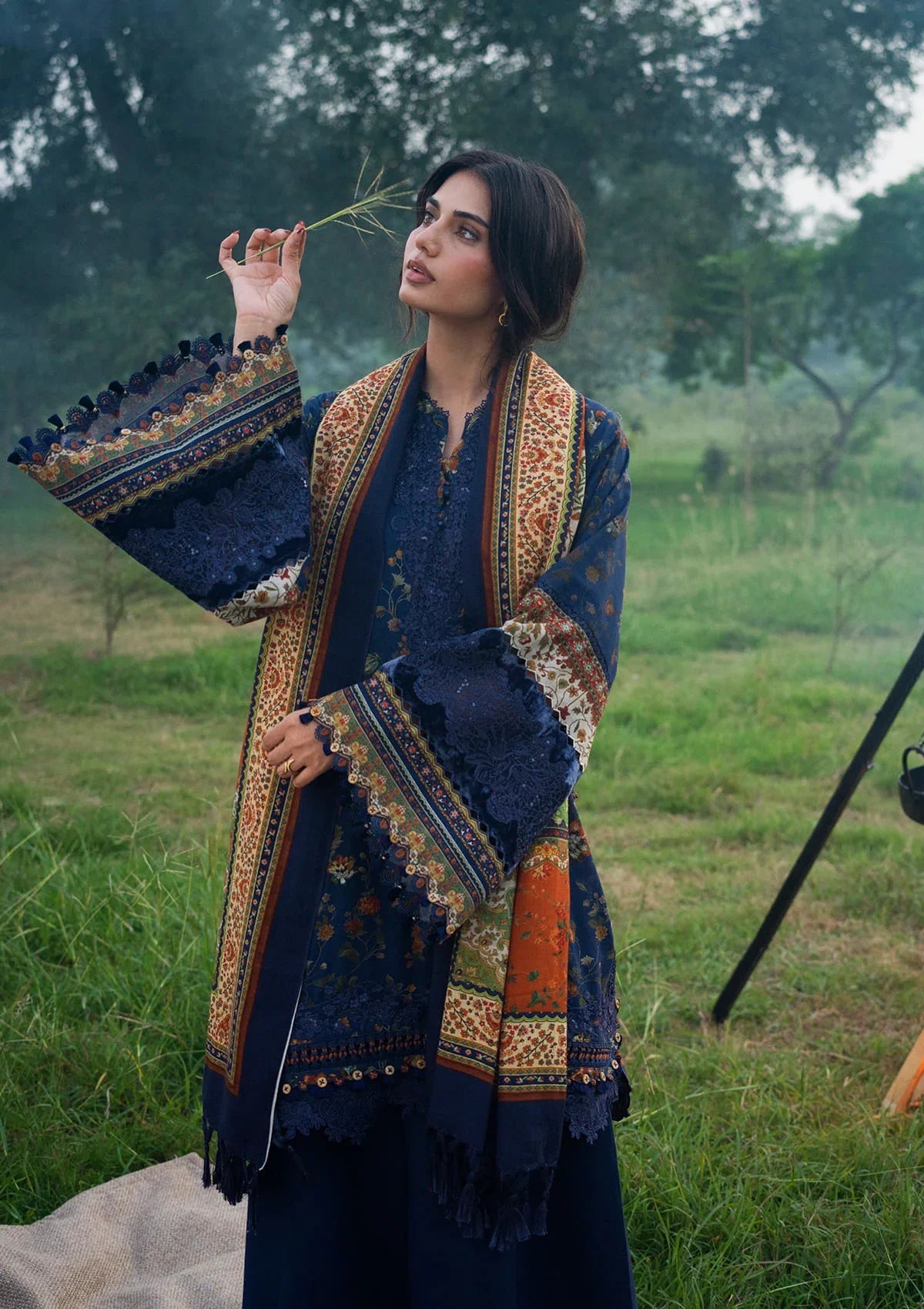 Elaf Wilderness Pashmina Shawl Edit'26 EWR-8B ELSEWHERE