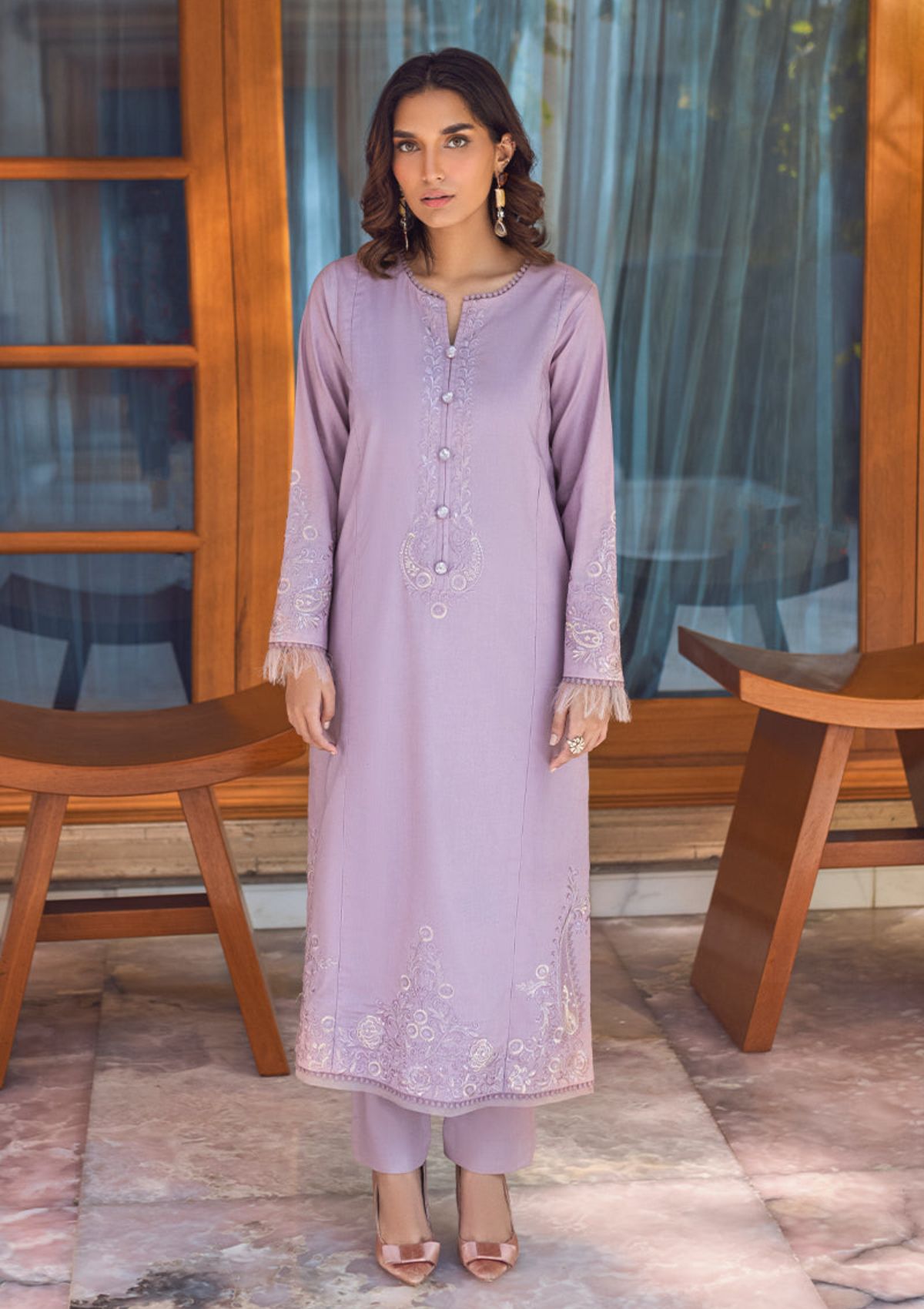 Asim Jofa Essentials'23 D-AJP-08 - Mohsin Saeed Fabrics
