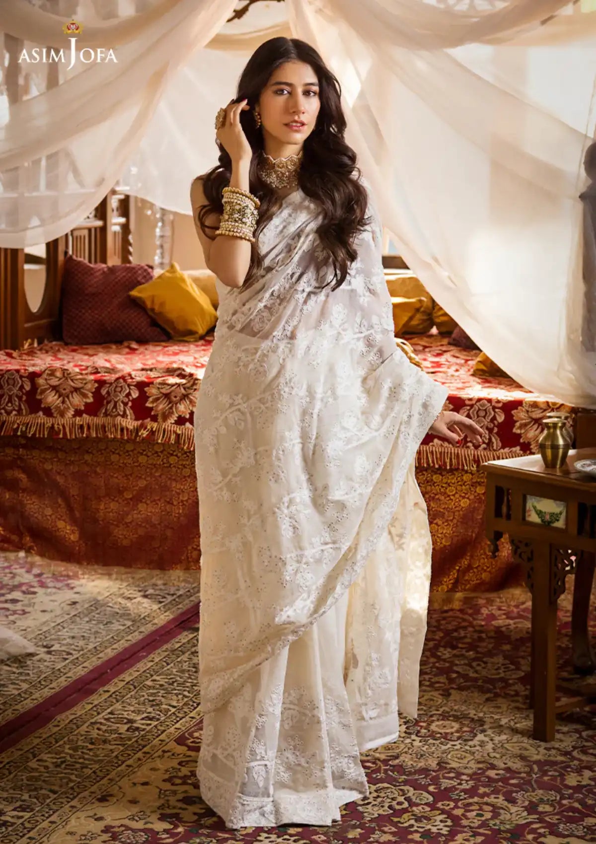 Asim Jofa Lucknowi Chikankaari'23 AJMQ-05 is available at Mohsin Saeed Fabrics for Online Shopping and shipping available worldwide / Globally. All the top brands are available at Mohsin Saeed Fabrics such as Freesia, Maria b, Zara Shahjahan, Asim Jofa, Zaha, Elan, Crimson, Sobia Nazir, Maryam n Maria, Hussain Rehar, Marjjan, Anaya by Kiran Chaudhary, johra, Shaista,  farah talib aziz and Gul Ahmed. 