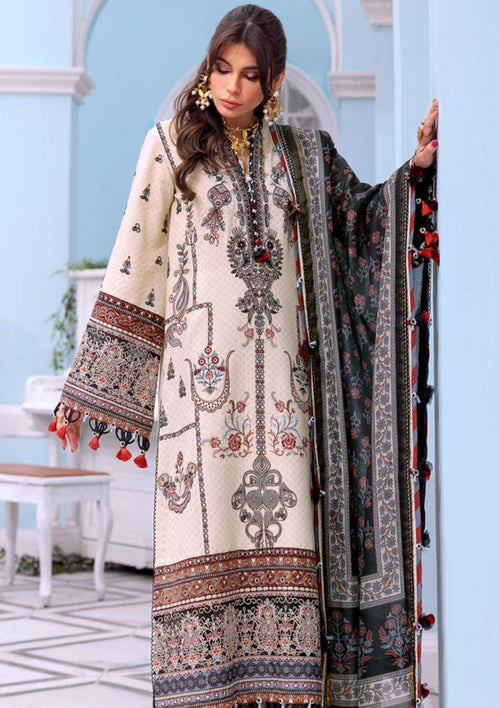 Anaya Afsana Luxury Lawn'22 -D-14 - Mohsin Saeed Fabrics