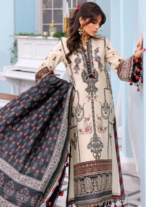 Anaya Afsana Luxury Lawn'22 -D-14 - Mohsin Saeed Fabrics