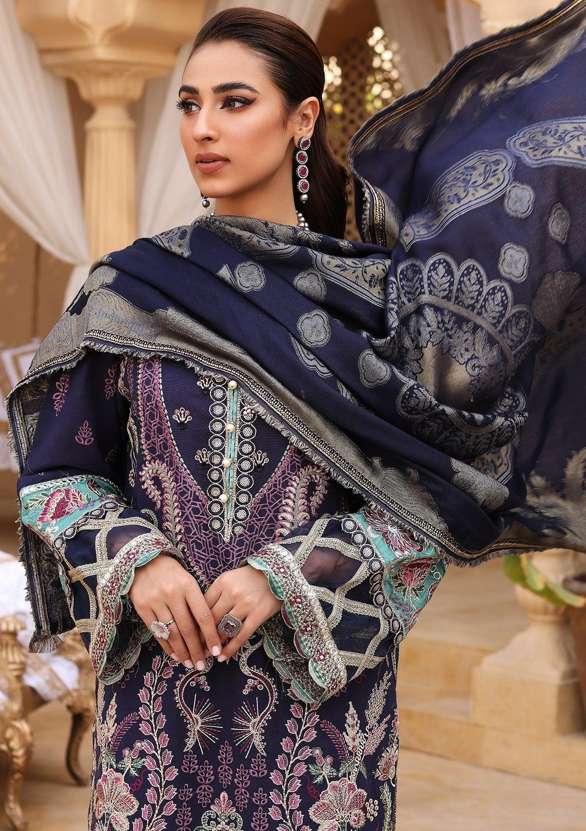  Elaf Luxury Winter'22 ELW-10B- Dusk is available at Mohsin Saeed Fabrics