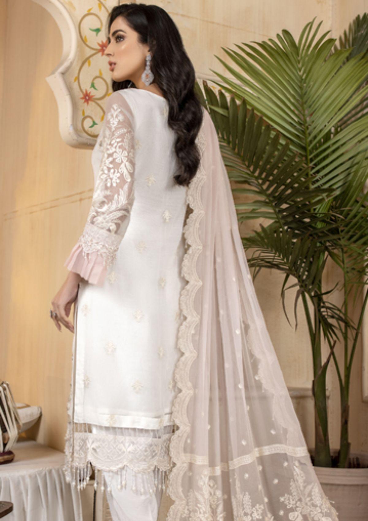 Raeesa Luxury Chiffon Collection'22 RP'22-HU-1009 is available at Mohsin Saeed Fabrics online shop All the top women brands in pakistan such as Freesia, Maria b, Zara Shahjahan, Asim Jofa, Zaha, Elan, Crimson, Sobia Nazir, Maryam n Maria, Hussain Rehar, Marjjan, Anaya by Kiran Chaudhary, johra, Shaista, farah talib aziz and Gul Ahmed. 