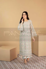 Panache by Mona Emb RTW KURTI-150 DUSTY AFFAIR - Mohsin Saeed Fabrics