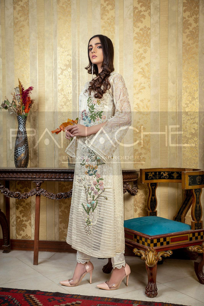 Panache by Mona Emb RTW KURTI-095 - Mohsin Saeed Fabrics