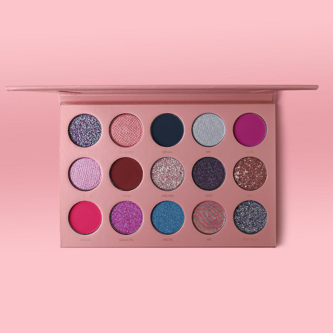 FLORENCE DELIGHTFUL 15 shades EYESHADOW PALETTE - Mohsin Saeed Fabrics