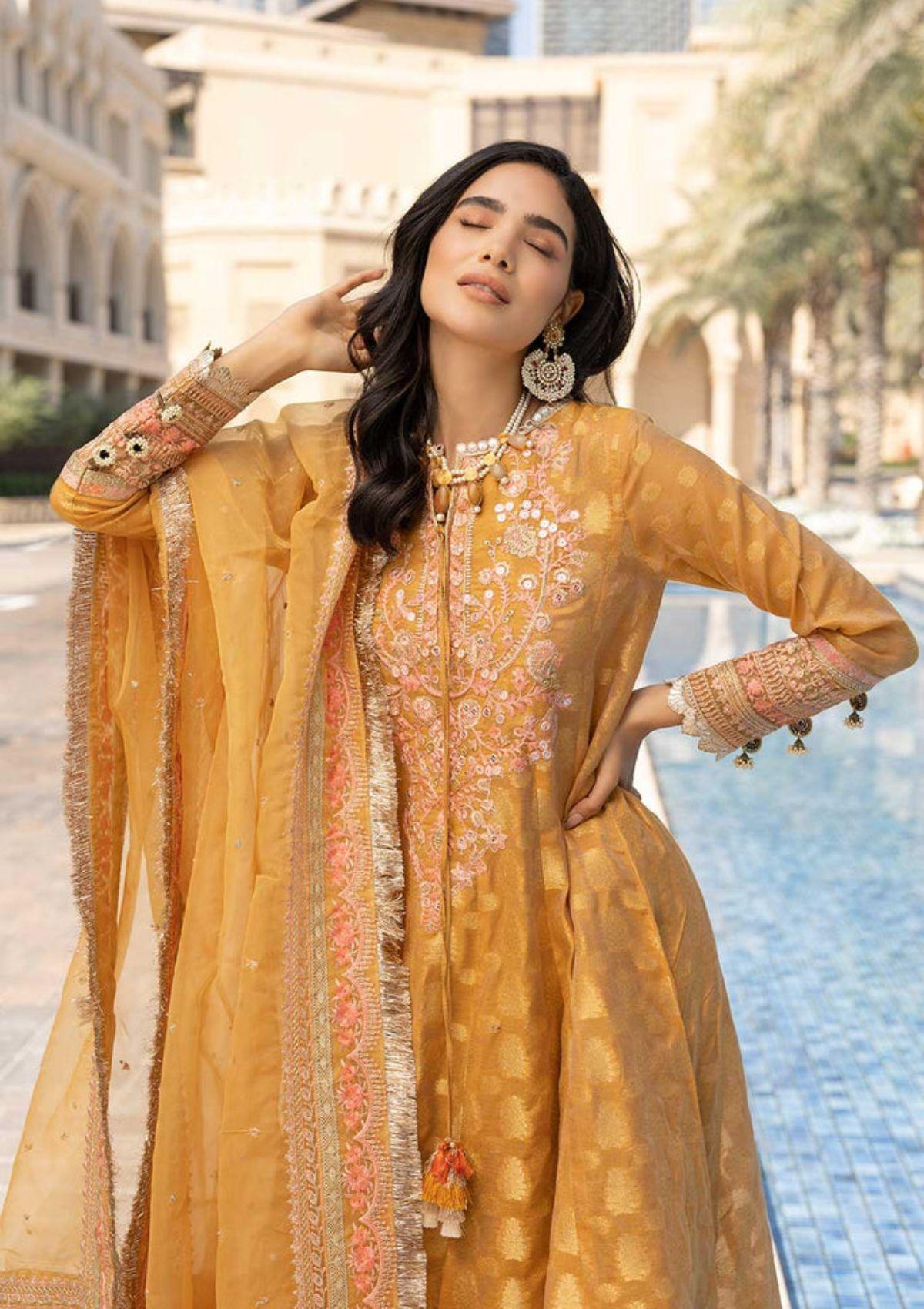 Sobia nazir Luxury Lawn'22  D-15B - Mohsin Saeed Fabrics