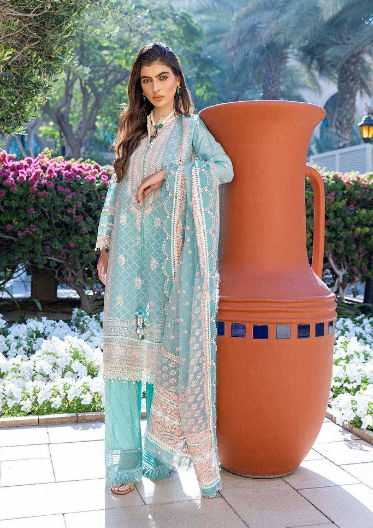 Sobia nazir Luxury Lawn'22  D-1B - Mohsin Saeed Fabrics
