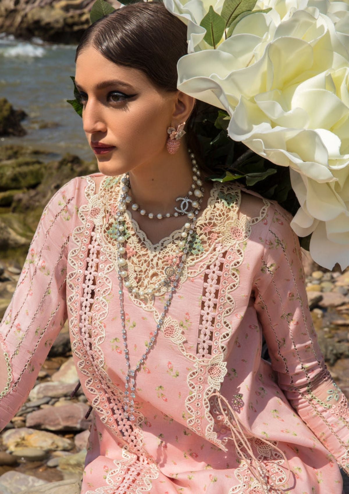 Crimson Lawn'23 D-02A - Mohsin Saeed Fabrics