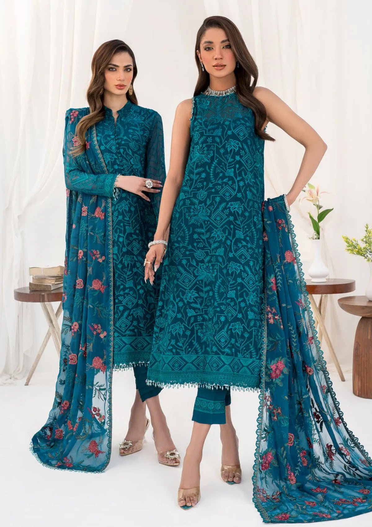 Zarif La Celeste Luxury Formals'23 ZLC-03 (GARDENIA) - Mohsin Saeed Fabrics