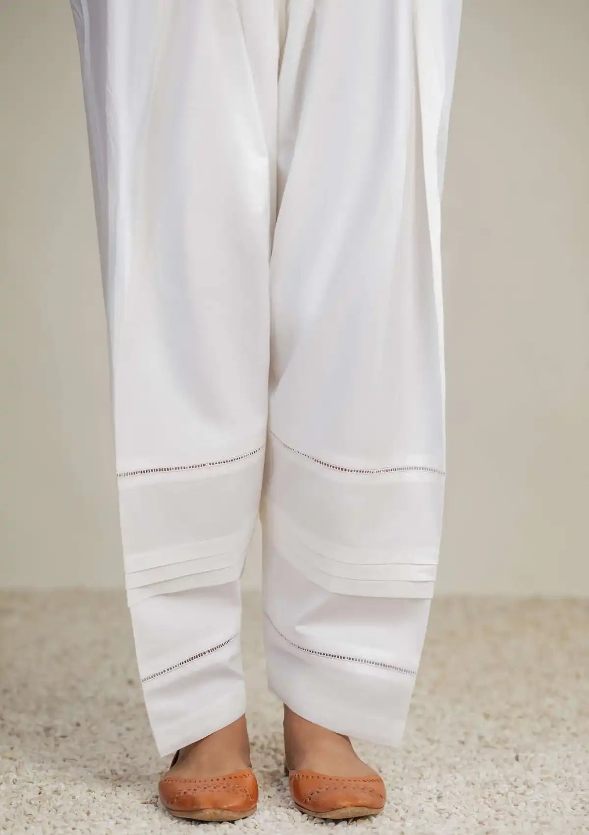 Sada Bahar Stitched Cut work Trouser Collection'2021-TCK-01-White – Shomi  Official