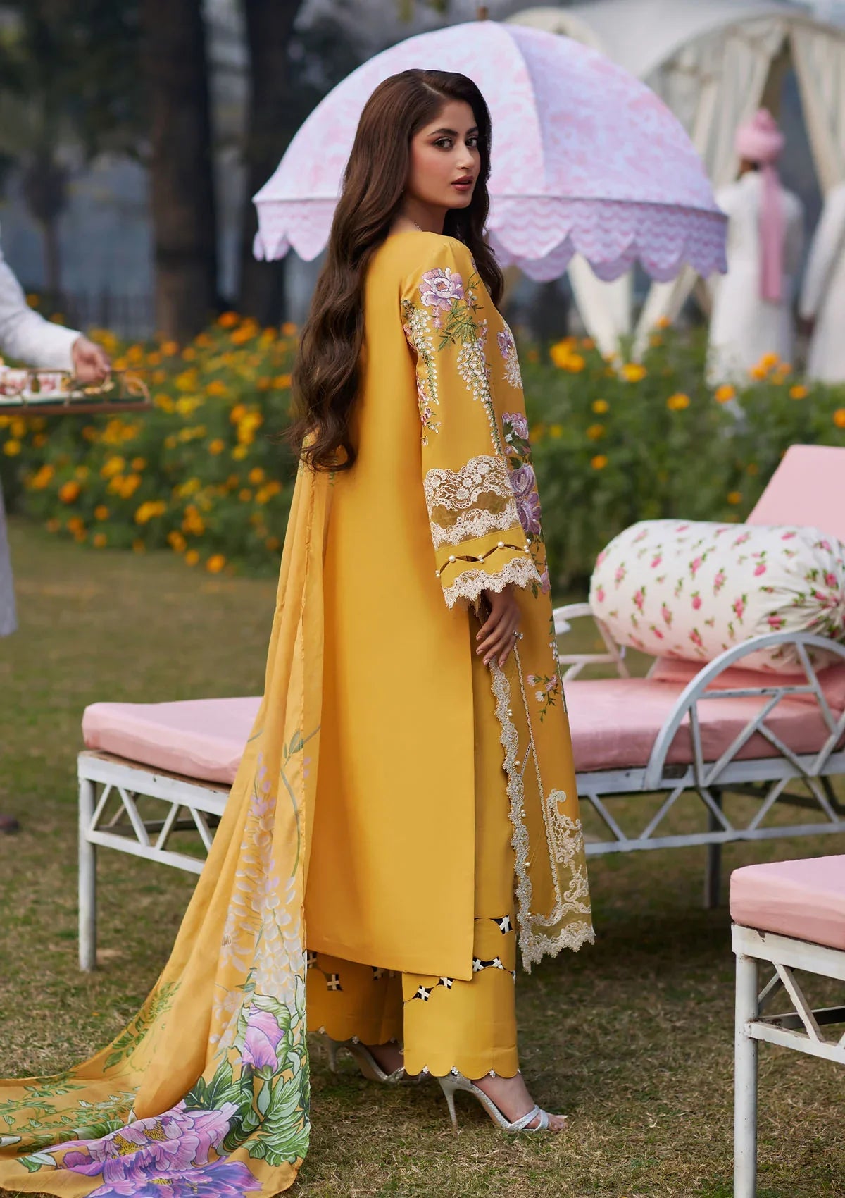 Elaf Eid Edit Lawn'24 ELE-12A SONA - Mohsin Saeed Fabrics