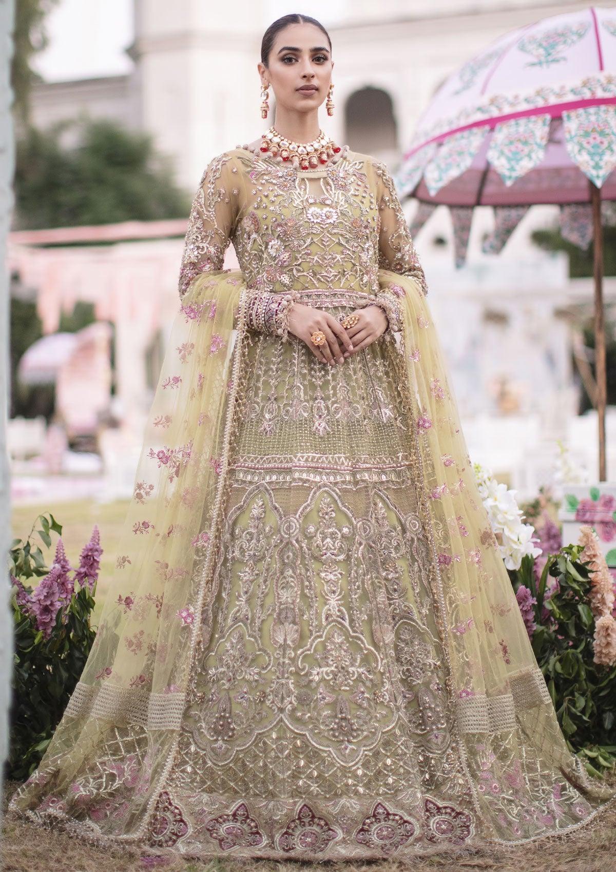 Elaf Veer di Wedding'22 EVW-03(MUMTAZ) is available at Mohsin Saeed Fabrics online shop All the top women brands in pakistan such as Freesia, Maria b, Zara Shahjahan, Asim Jofa, Zaha, Elan, Crimson, Sobia Nazir, Maryam n Maria, Hussain Rehar, Marjjan, Anaya by Kiran Chaudhary, johra, Shaista, farah talib aziz and Gul Ahmed. 