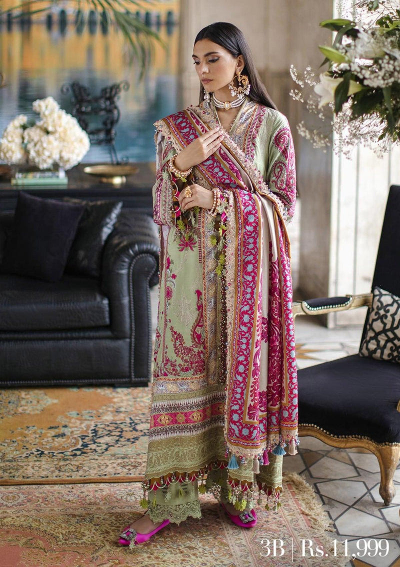 Sana Safinaz Luxury Winter'22 SS-03B is available at Mohsin Saeed Fabrics online shop All the top women brands in pakistan such as Freesia, Maria b, Zara Shahjahan, Asim Jofa, Zaha, Elan, Crimson, Sobia Nazir, Maryam n Maria, Hussain Rehar, Marjjan, johra, Shaista, farah talib aziz and Gul Ahmed. 